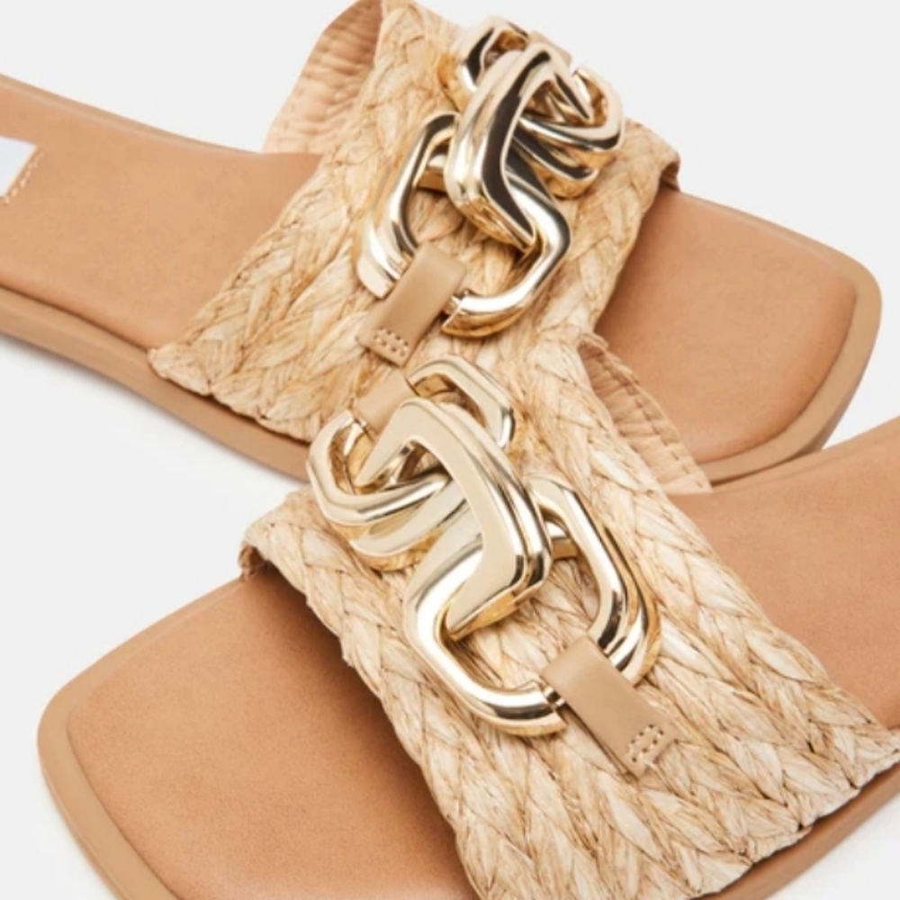 Steve Madden Gene Raffia Sandal